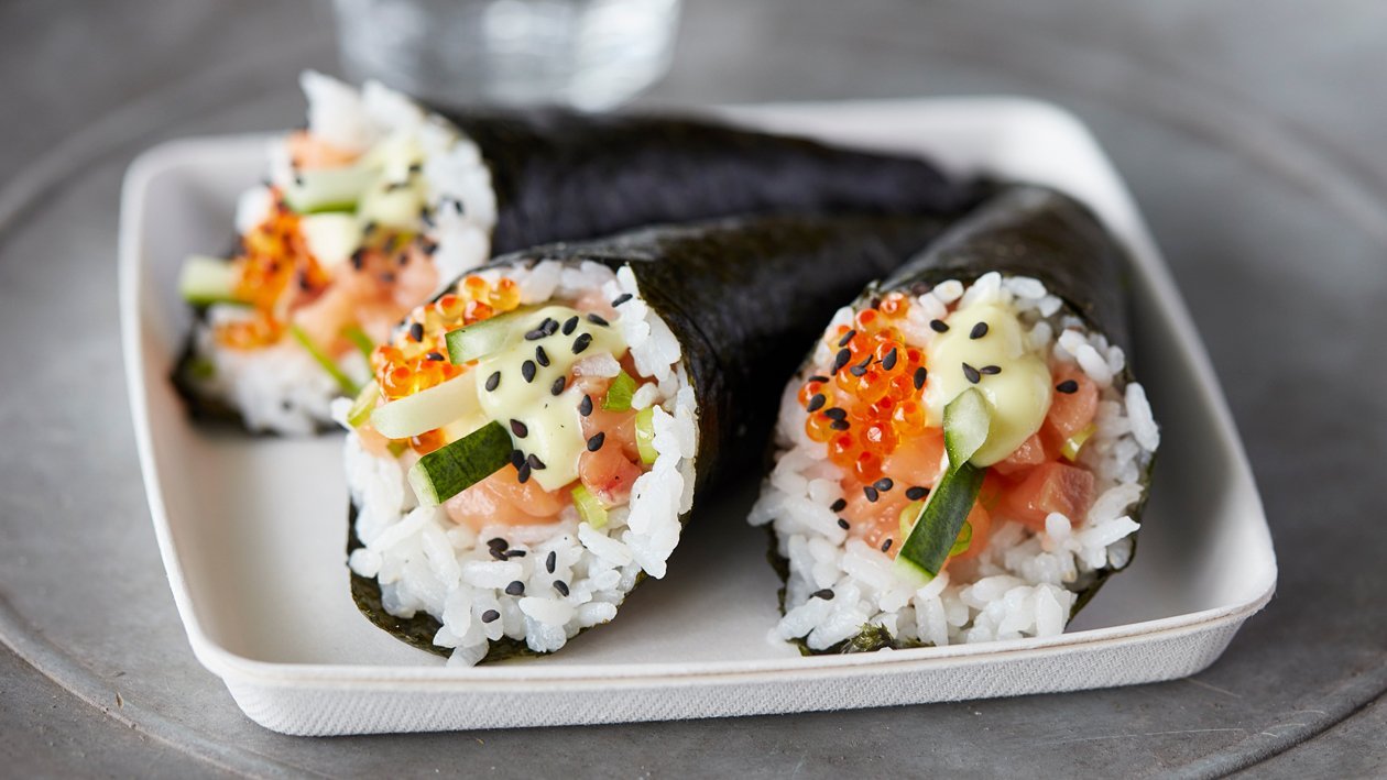 Salmon Temaki Cone – Recipe Salmon Temaki Cone – Recipe