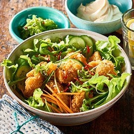 Salt and Pepper Squid Salad Salt and Pepper Squid Salad