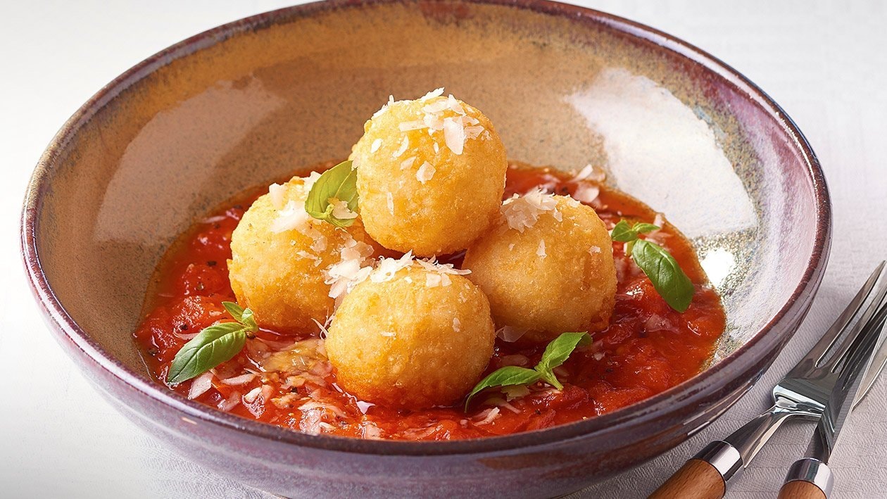 Arancini Balls, Tomato Relish – Recipe