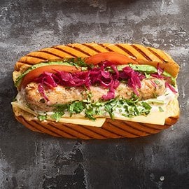 Avocado Salsa Hotdog