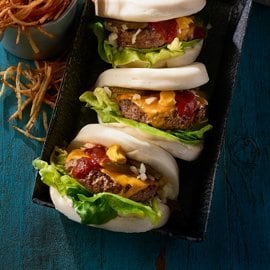 Cheese Burger Bao Cheese Burger Bao