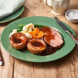 Classic Roast Beef with Yorkshire Pudding
