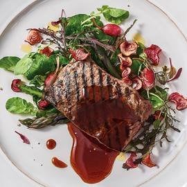 Flat Iron Steak, Lumberjack Maple Cider Jus Flat Iron Steak, Lumberjack Maple Cider Jus