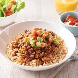 Mexican Mince with Avocado and Tomato Salsa Mexican Mince with Avocado and Tomato Salsa