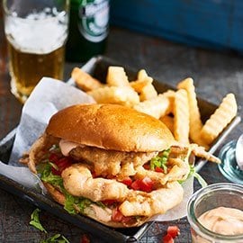 Beer Battered Soft Shell Crab Sandwich Beer Battered Soft Shell Crab Sandwich