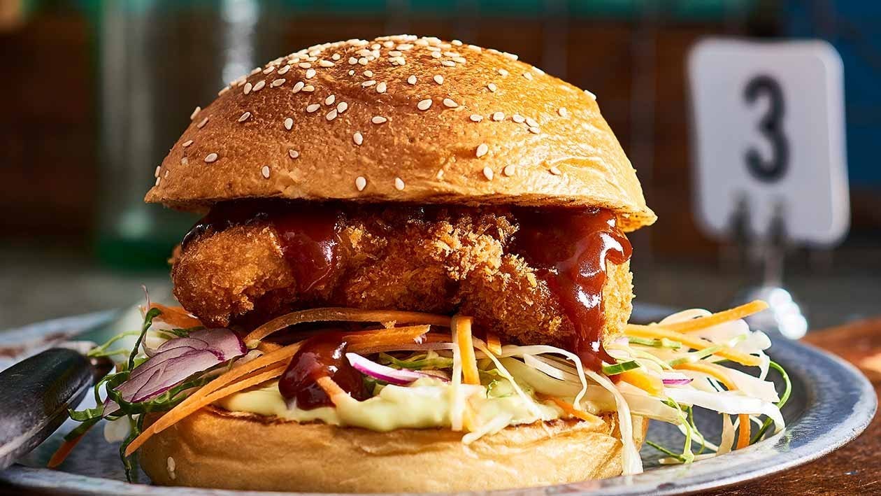 Chicken Katsu Sandwich, Smashed Ranch Avocado – Recipe