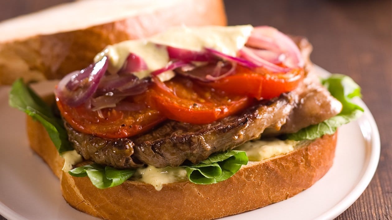 Prime Rib Steak Sandwich with Horseradish Sauce – Recipe