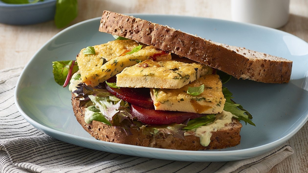 Roast Vege Frittata Sandwich – Recipe Roast Vege Frittata Sandwich – Recipe