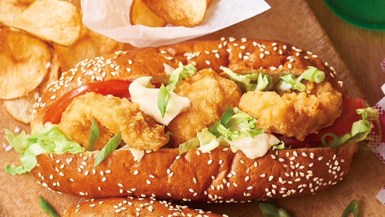 Salt and Pepper Squid Po Boy – Recipe Salt and Pepper Squid Po Boy – Recipe