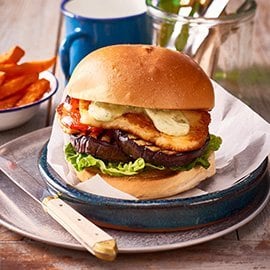 Char Grilled Vegetable Burger Char Grilled Vegetable Burger
