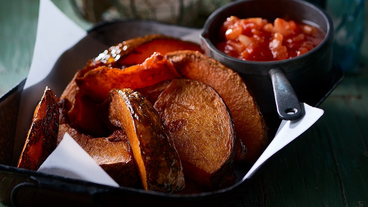 Loaded Pumpkin Wedges with Pico De Gallo – Recipe