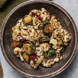 Miso Fried Cauliflower and Brussels Sprouts Miso Fried Cauliflower and Brussels Sprouts