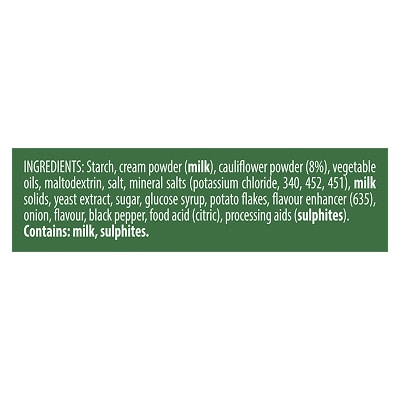 KNORR Professional Cream of Cauliflower Soup Mix Gluten Free 1.8kg - This KNORR Professional Cream of Cauliflower Gluten Free soup  mix is quick & easy to use, has no added MSG and delivers an authentic homestyle taste.