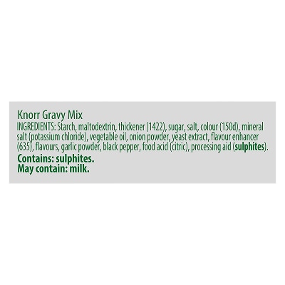 KNORR Gravy Mix Gluten Free 1.8kg - KNORR Gravy Mix is an affordable reliable solution that delivers a classic gravy taste in every serve.