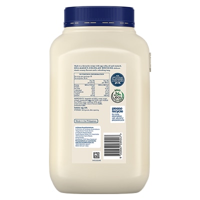 HELLMANN'S Coleslaw Dressing 2.55L - 