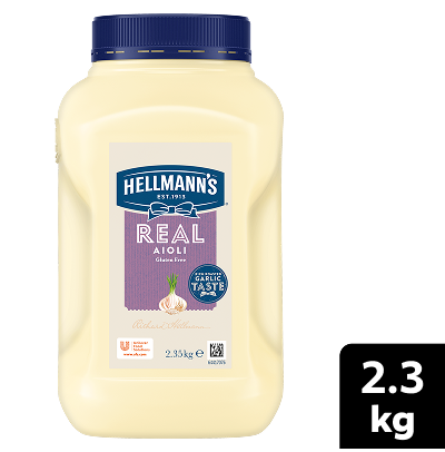 HELLMANN'S Real Aioli Gluten Free 2.35kg