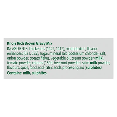 KNORR Rich Brown Gravy Gluten Free 6.5kg - Gluten-free and vegetarian, this trusted versatile gravy with goes well with everything from steaks, pies and casseroles.