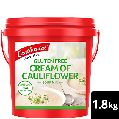 CONTINENTAL Professional Cream of Cauliflower Soup Mix Gluten Free 1.8kg