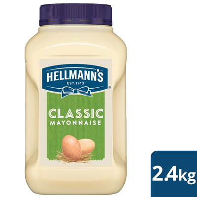 HELLMANN'S Classic Mayonnaise 2.4 kg - HELLMANN'S Classic Mayonnaise, co-created with Aussie chefs for the prefect balance of quality and price.