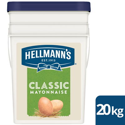 HELLMANN'S Classic Mayonnaise 20 kg - HELLMANN'S Classic Mayonnaise delivers a balanced taste and offers greater versatility at an affordable price.