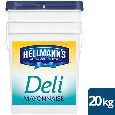 HELLMANN'S Deli Mayonnaise 20kg - HELLMANN'S Deli Mayonnaise consistently delivers a sweet and tangy taste in every bite at an affordable price.