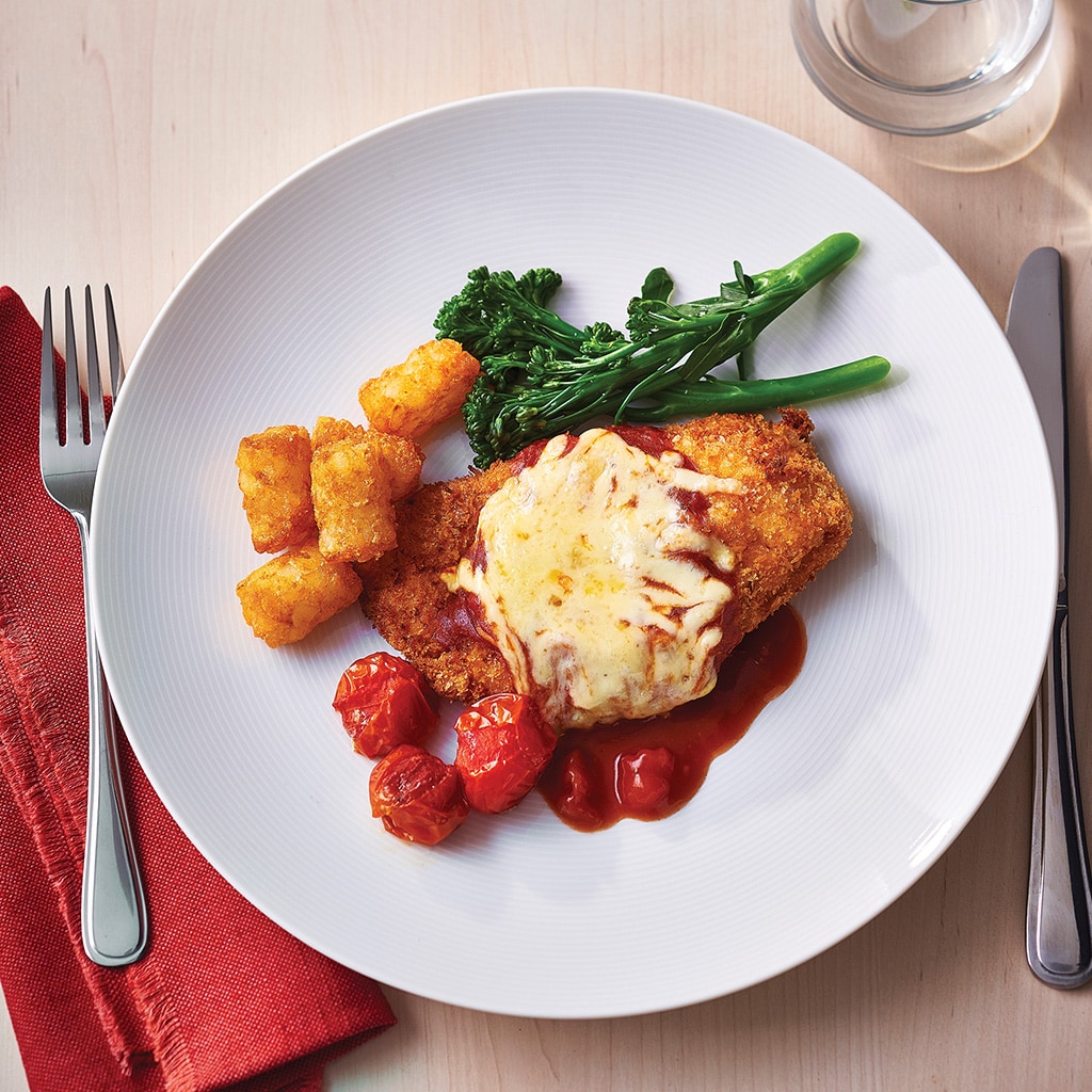 Chicken Parmigiana with Tuscan Gravy
