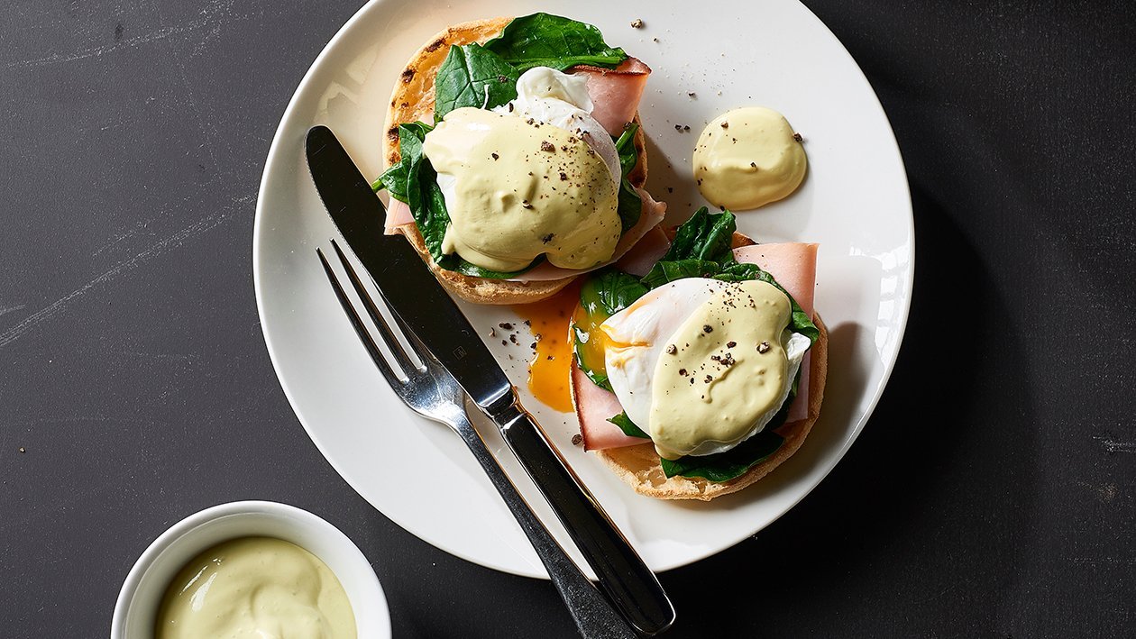 Eggs Benedict with Avocado Hollandaise – Recipe