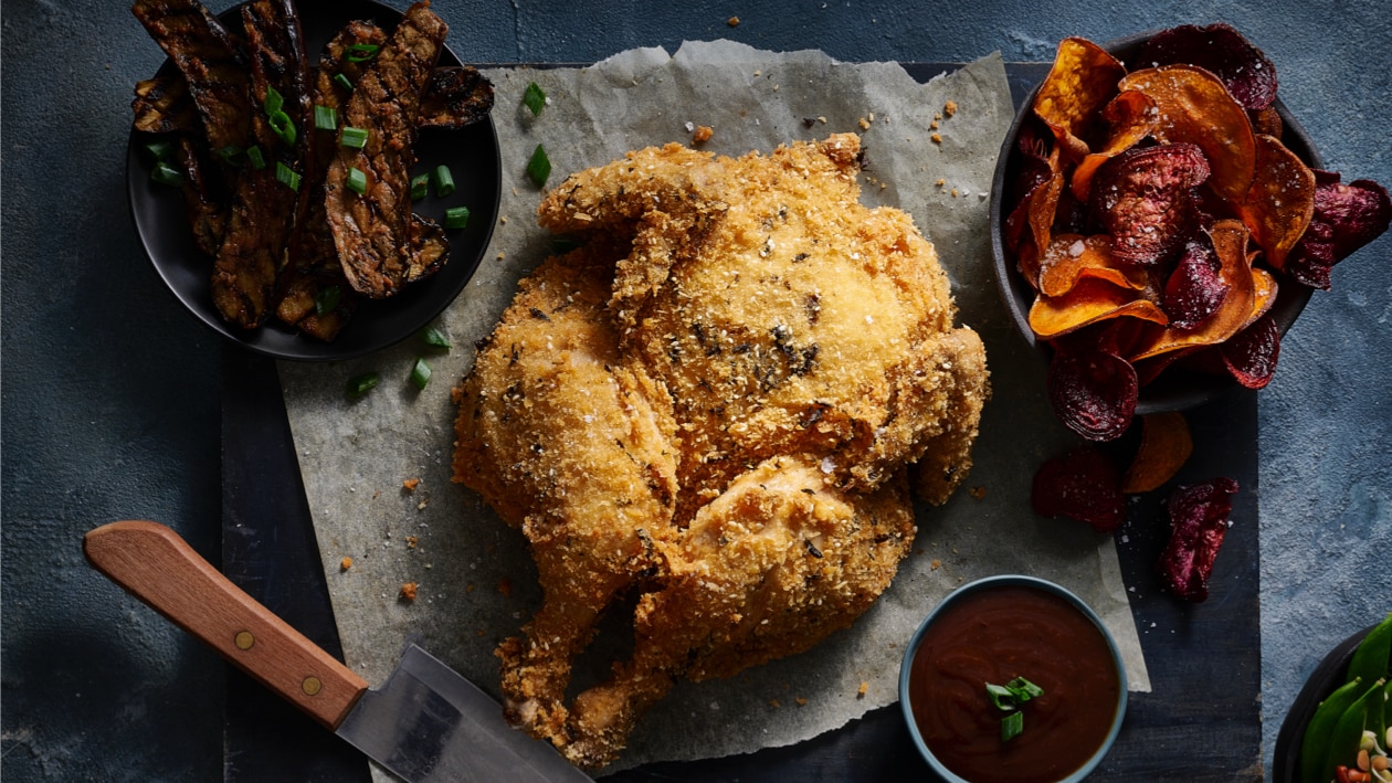 Katsu Crumbed Whole Chicken – Recipe