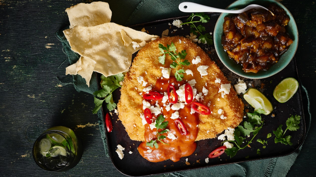 Madras Spiced Butter Chicken Schnitzel – Recipe