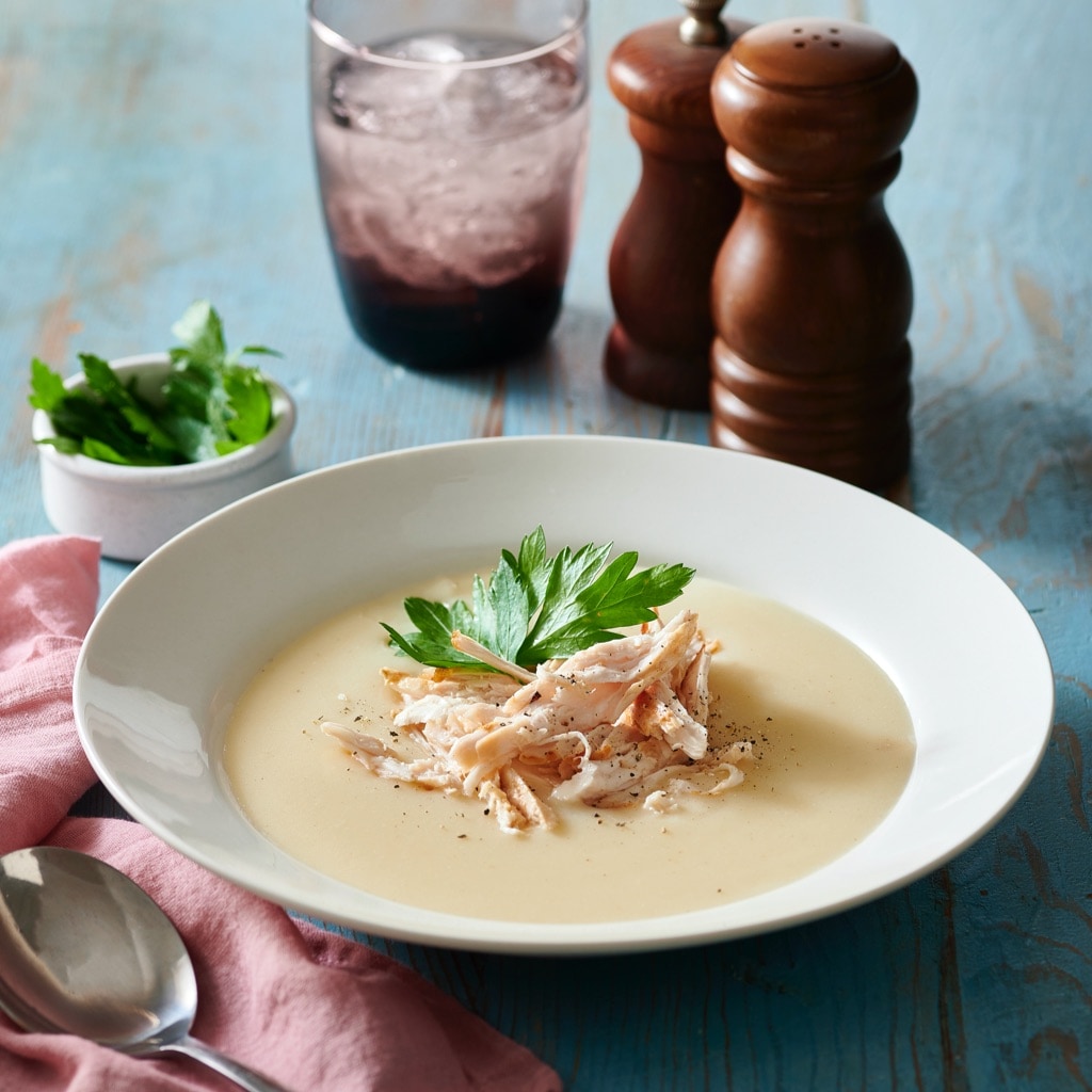 Smoked Chicken and Cauliflower Soup Smoked Chicken and Cauliflower Soup