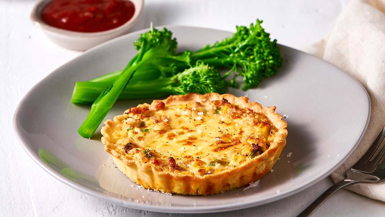 Chicken, Leek and Corn Quiche – Recipe