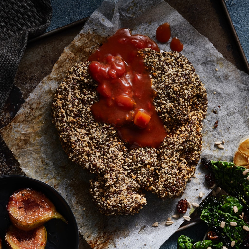 Super Seed Crumbed Schnitzel Super Seed Crumbed Schnitzel