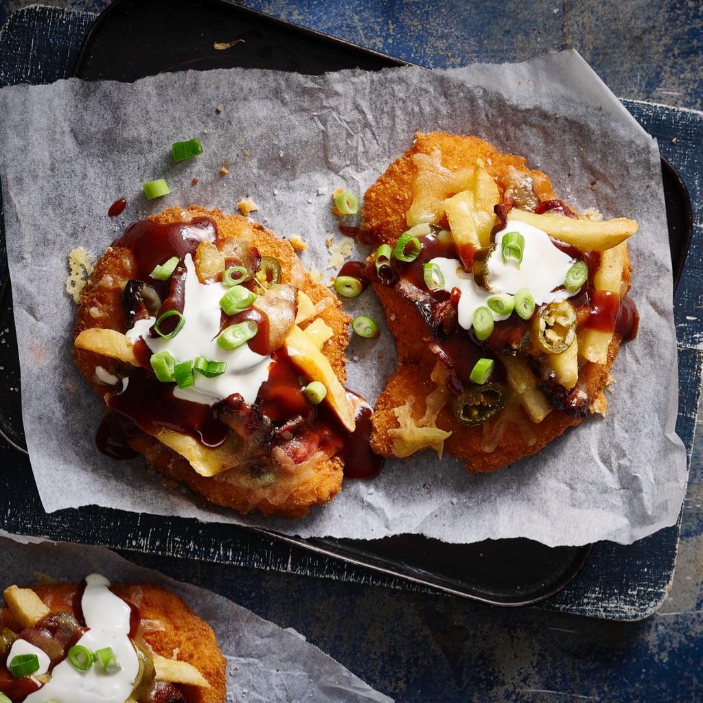 Texan Loaded Schnitzel Texan Loaded Schnitzel
