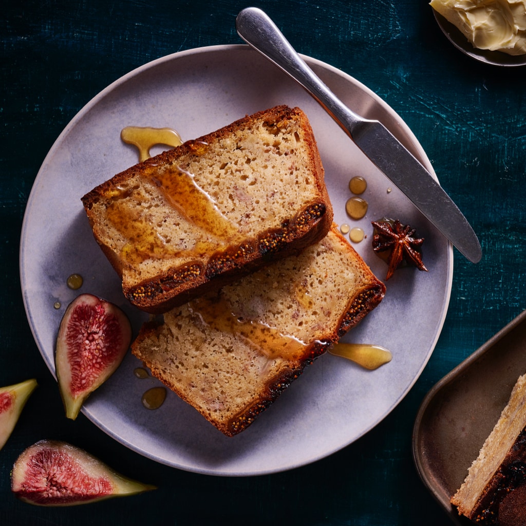Fig and Fennel Bread with Star Anise Syrup