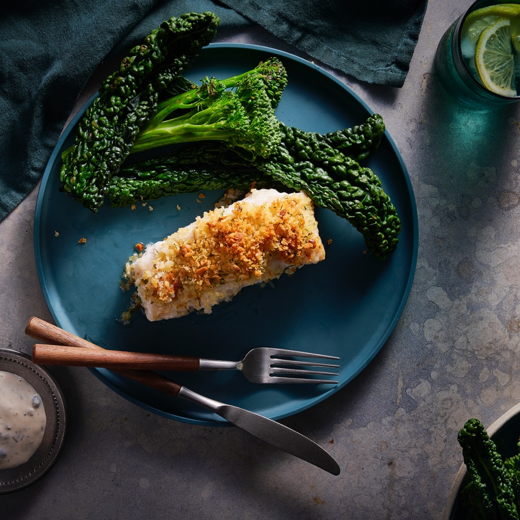 Herb-Crumbed Ling with Hollandaise Tartare Herb-Crumbed Ling with Hollandaise Tartare