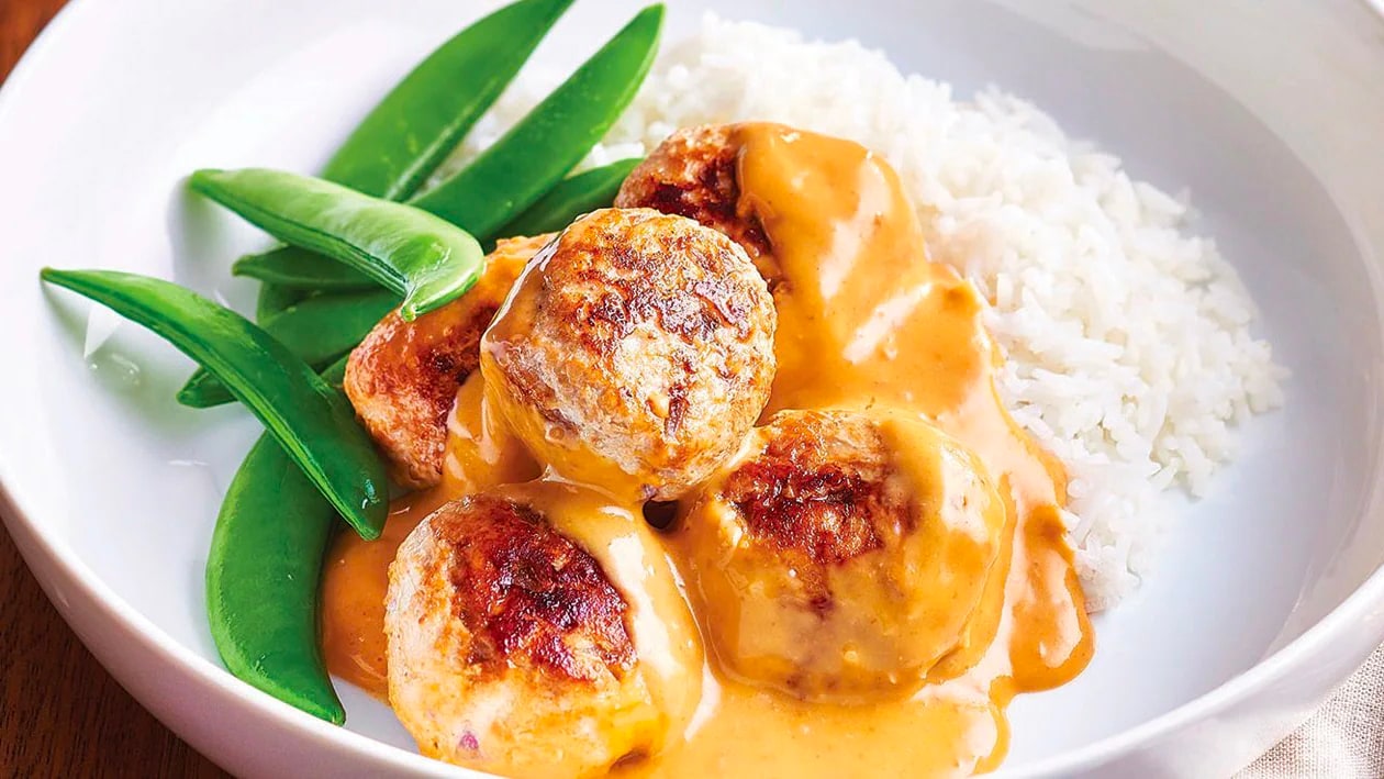 Coconut Satay Chicken Meatballs – Recipe Coconut Satay Chicken Meatballs – Recipe