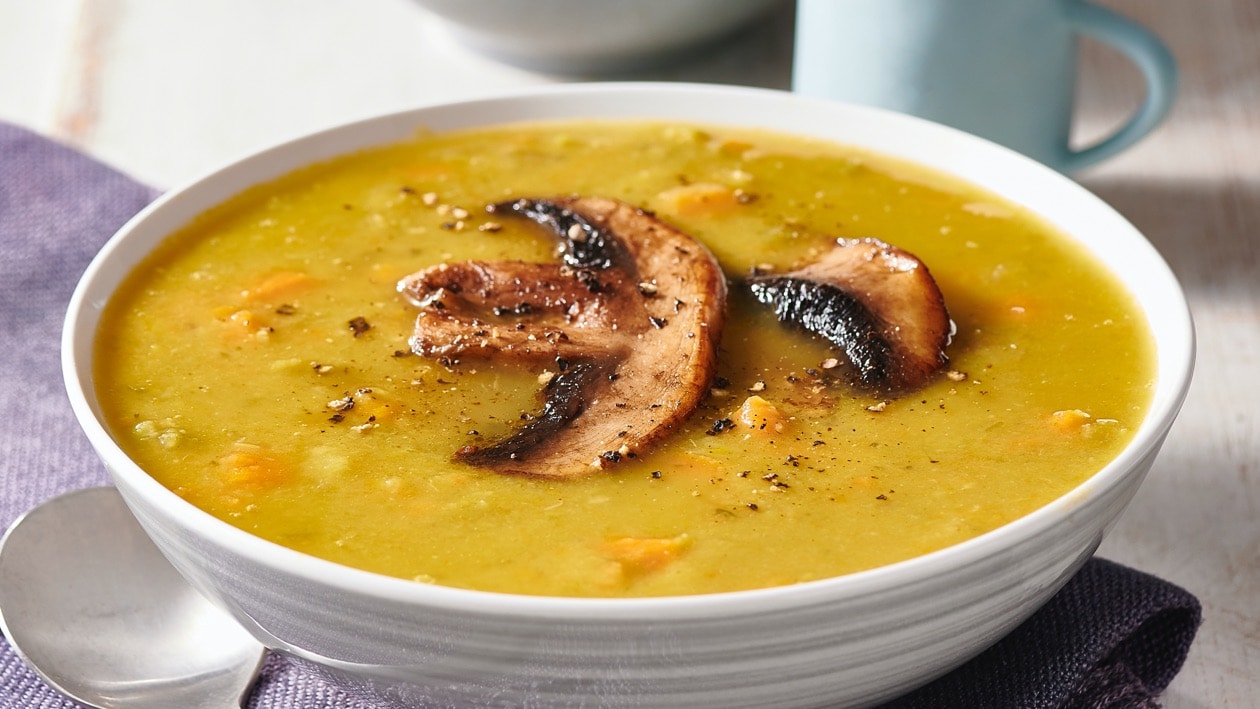 Mushroom and Split Pea Soup – Recipe