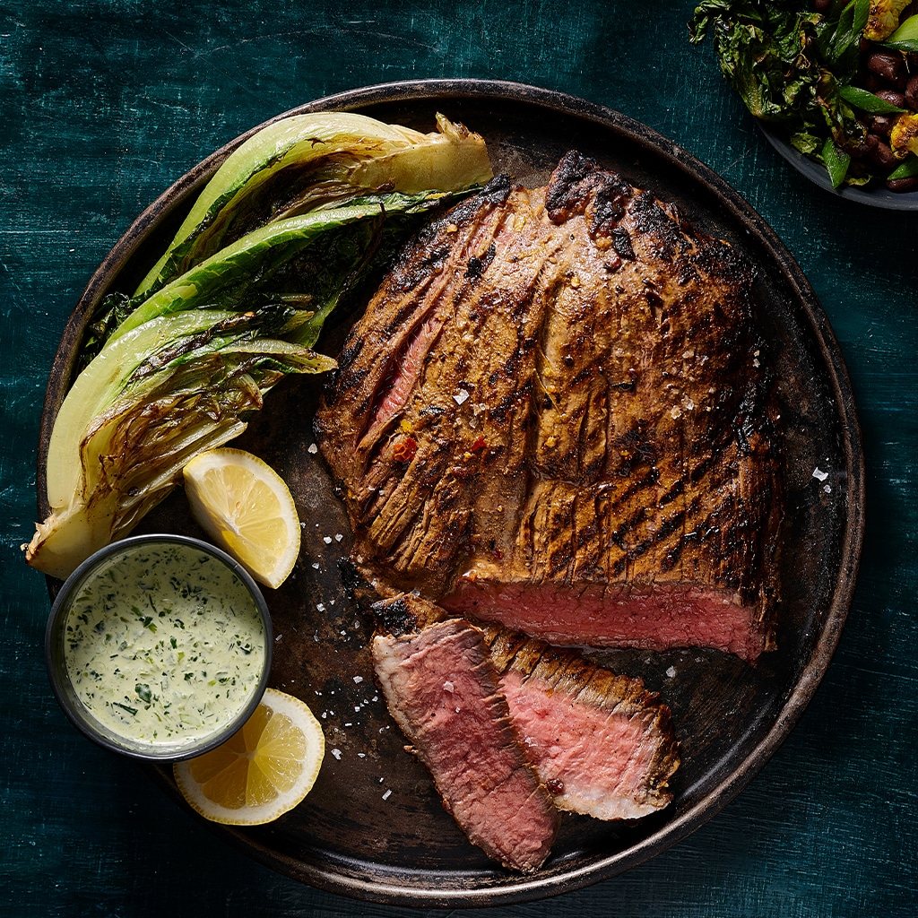 Brazilian Churrasco BBQ Steak with Aji Verde Brazilian Churrasco BBQ Steak with Aji Verde