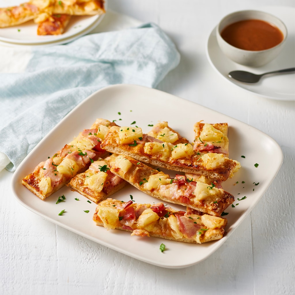 Cheesy Hawaiian Bread Sticks Cheesy Hawaiian Bread Sticks
