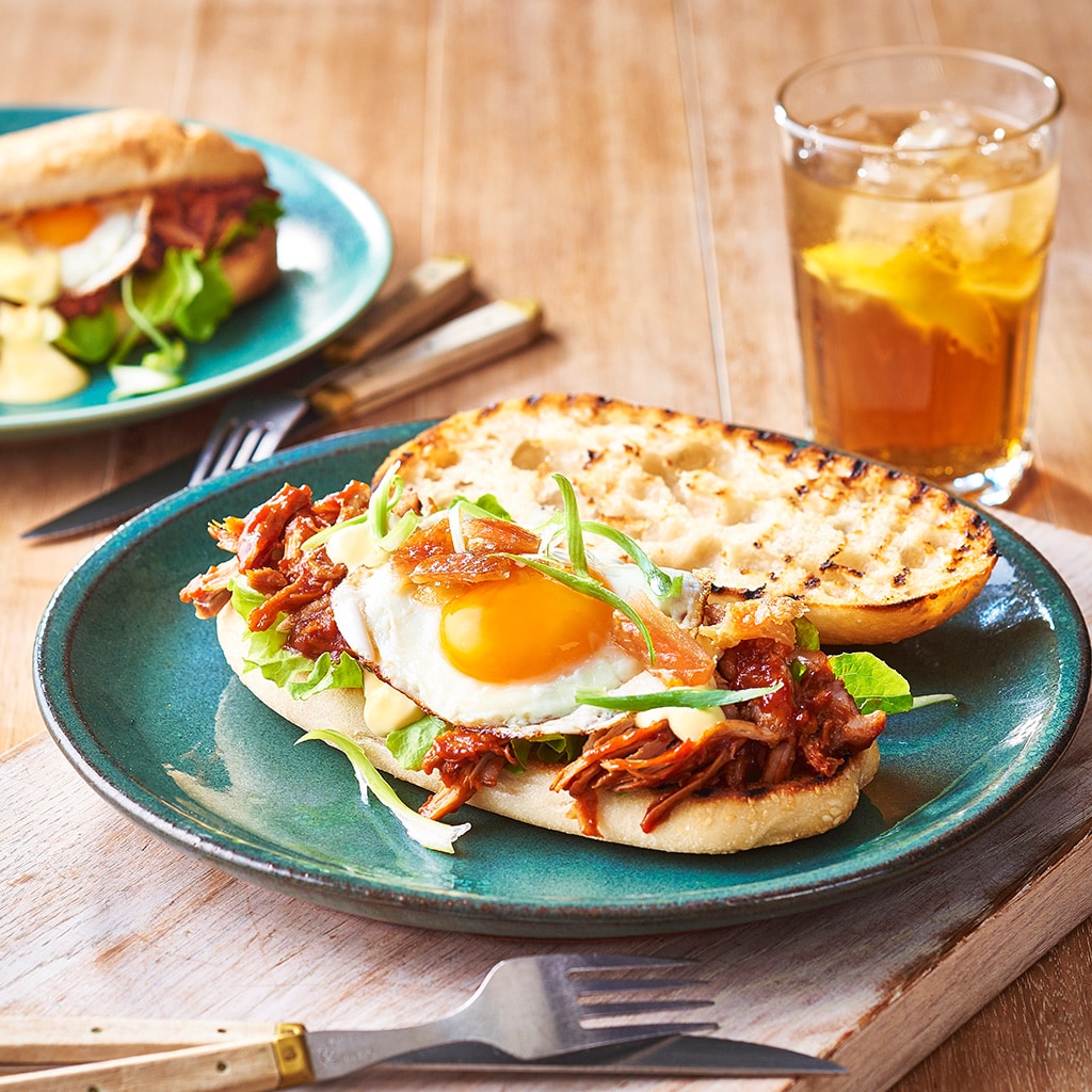Pulled Pork Eggs Benny Roll Pulled Pork Eggs Benny Roll