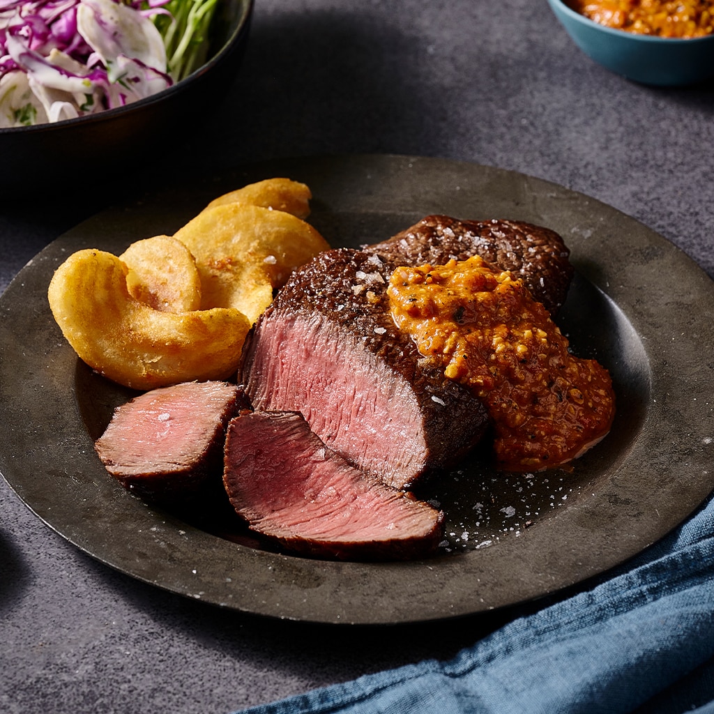 Rump with Salsa Verde Aioli