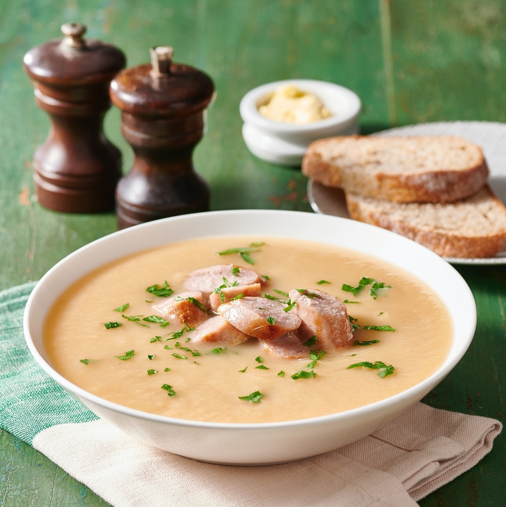 Roast Parsnip and Sausage Soup Roast Parsnip and Sausage Soup