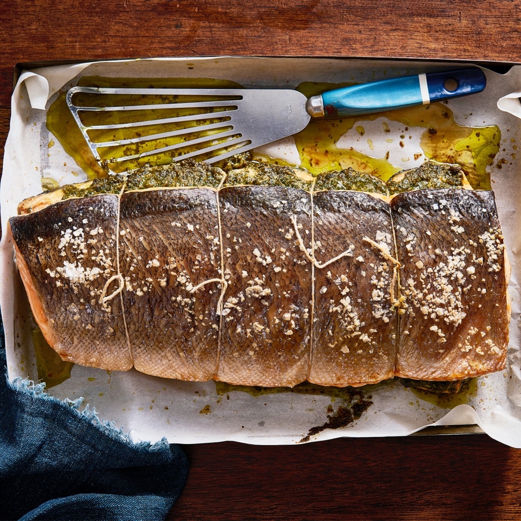 Salmon Sides with Salsa Verde Salmon Sides with Salsa Verde