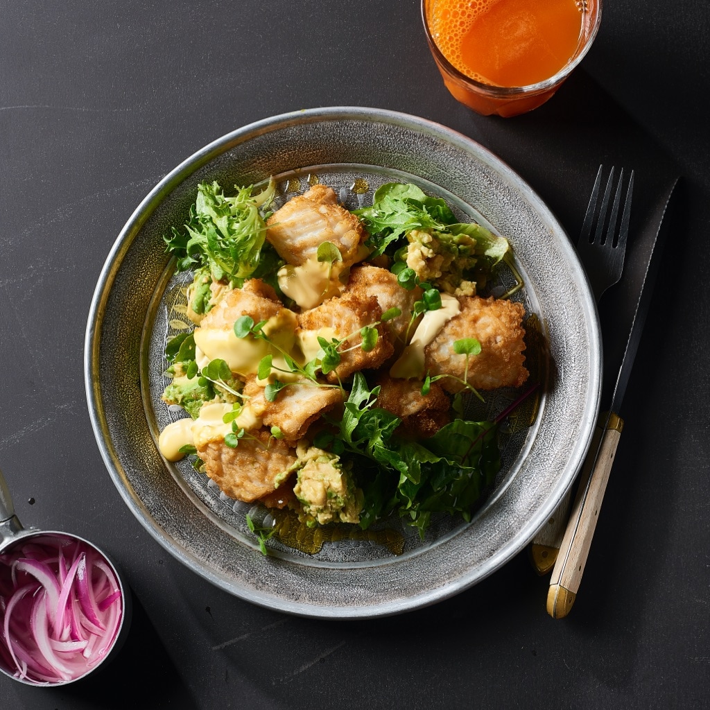 Crispy Squid with Zingy-lime-daise Crispy Squid with Zingy-lime-daise