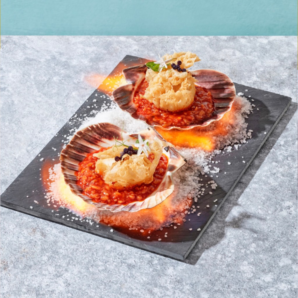 Fiery Scallops in Sweet & Spicy Sauce Fiery Scallops in Sweet & Spicy Sauce