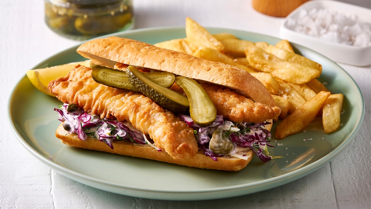 Fish Sandwich with Tartare Slaw – Recipe
