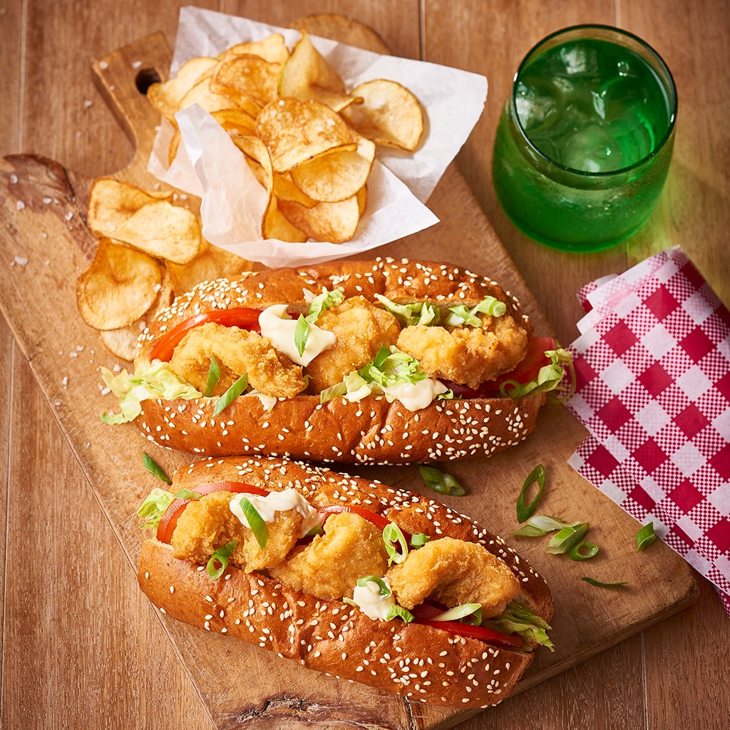 Salt & Pepper Squid Po Boy