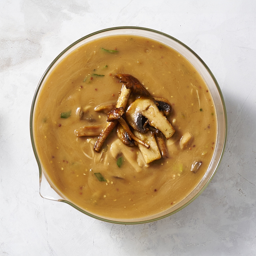 Tarragon, Mustard and Mushroom Gravy