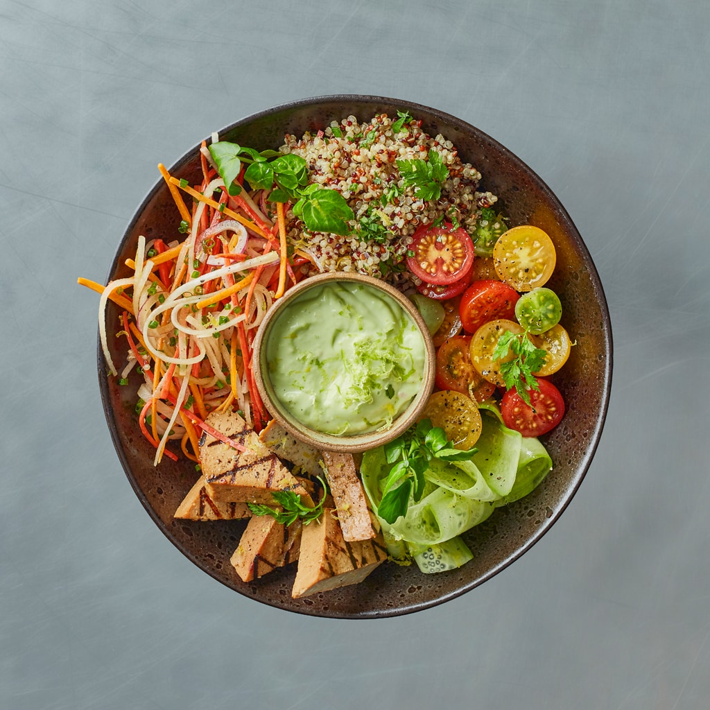 Tofu Quinoa Bowl