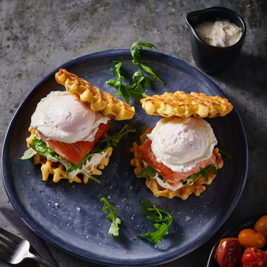 Waffle Breakfast Burger